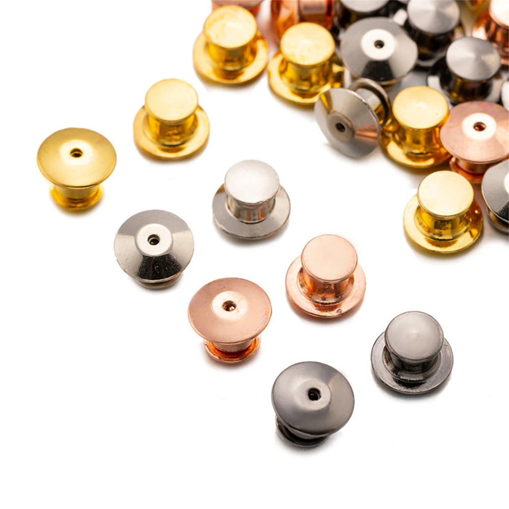 10/30/50pcs Safety Brooch Lock Metal Pin Backs