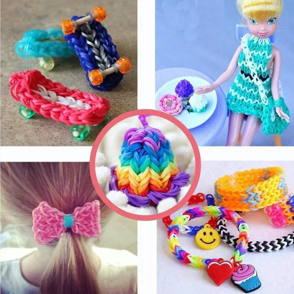 600pcs Glow in the Dark Loom Bands