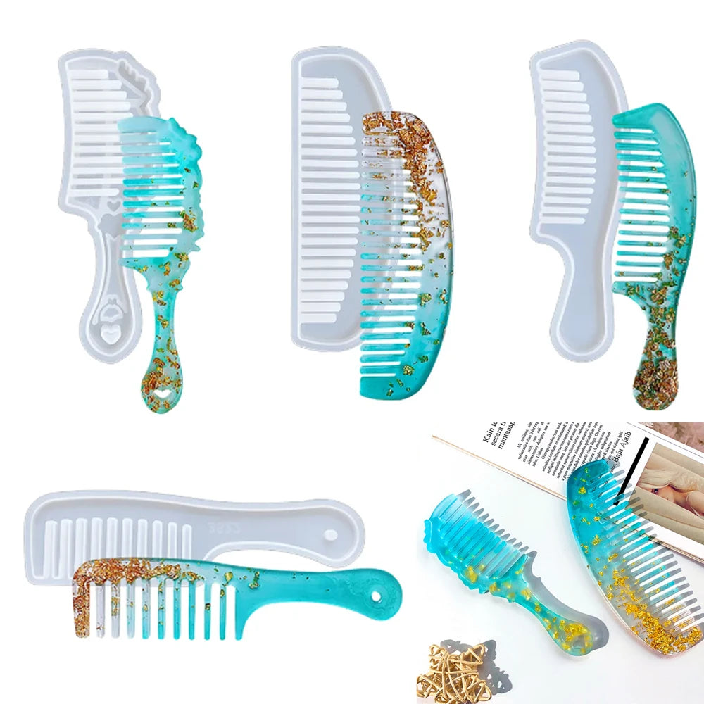 Comb Silicone Mold for Resin