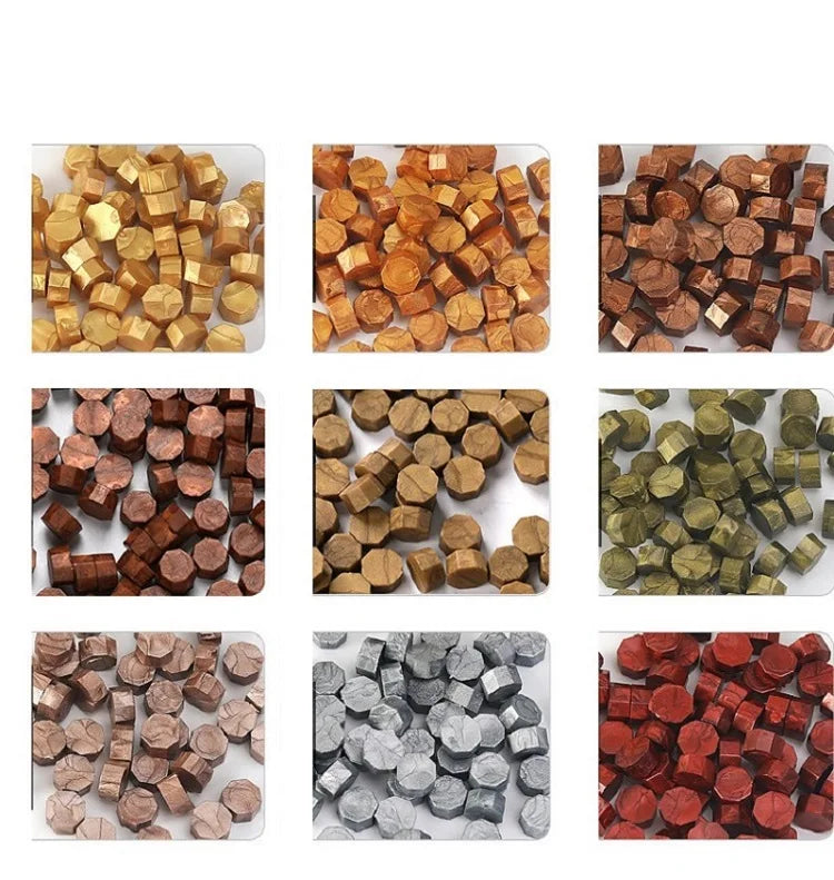 100pcs Vintage Wax Seal Beads