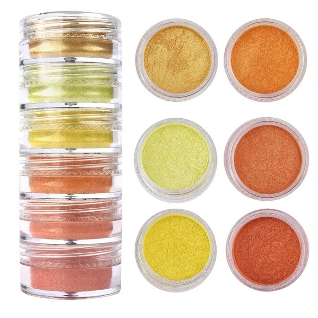 6-Color Mica Powder Set