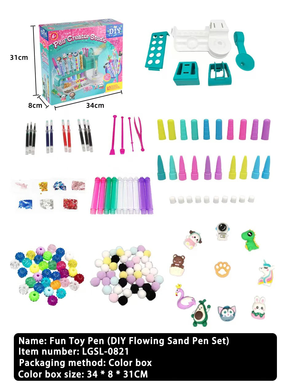 Magic Sand Pen DIY Craft Set for Kids