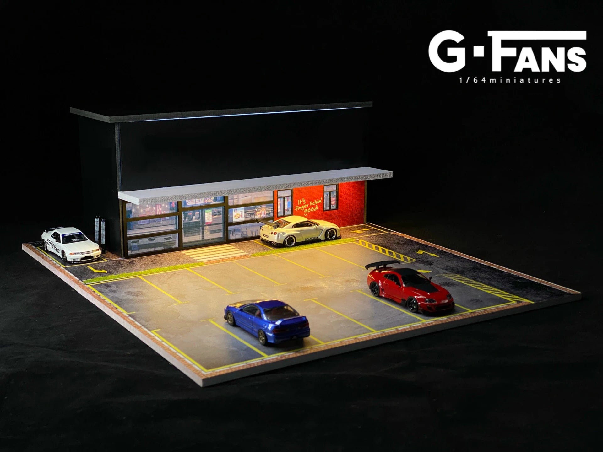 1:64 Scale Diorama Car Garage Model