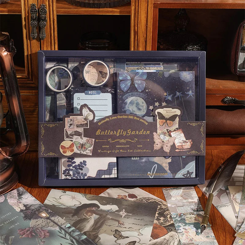 165 Pcs Vintage Handbook Gift Boxes