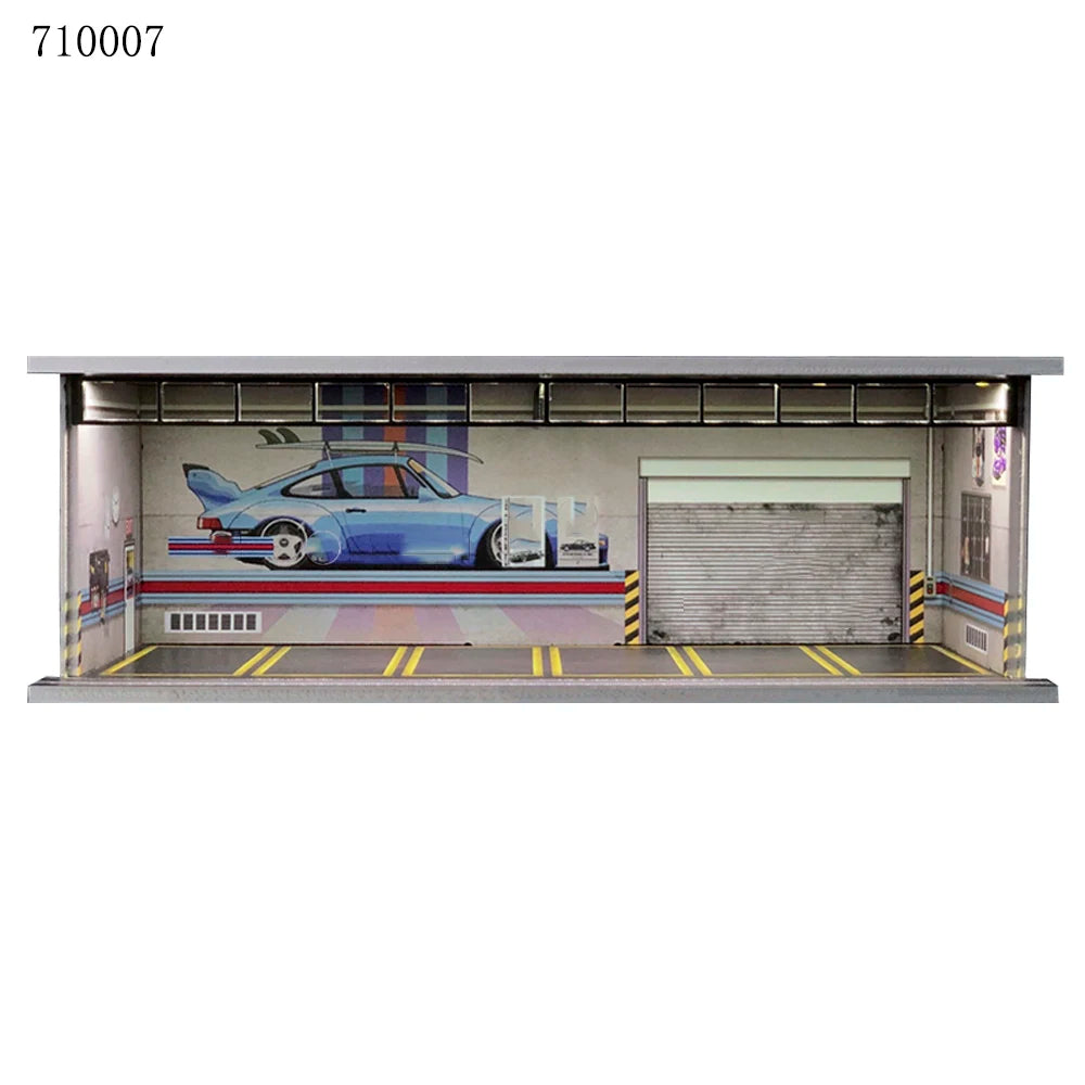 1:64 Scale Diorama Car Garage Model