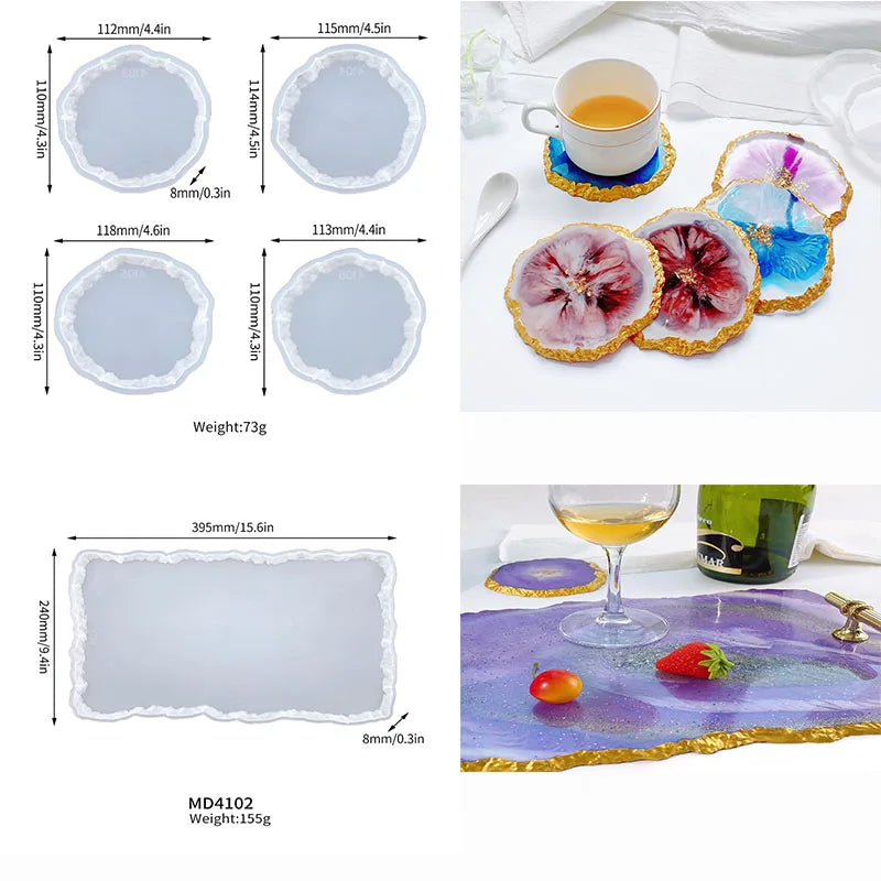 DIY Three-Layer Fruit & Tea Plate Silicone Mold