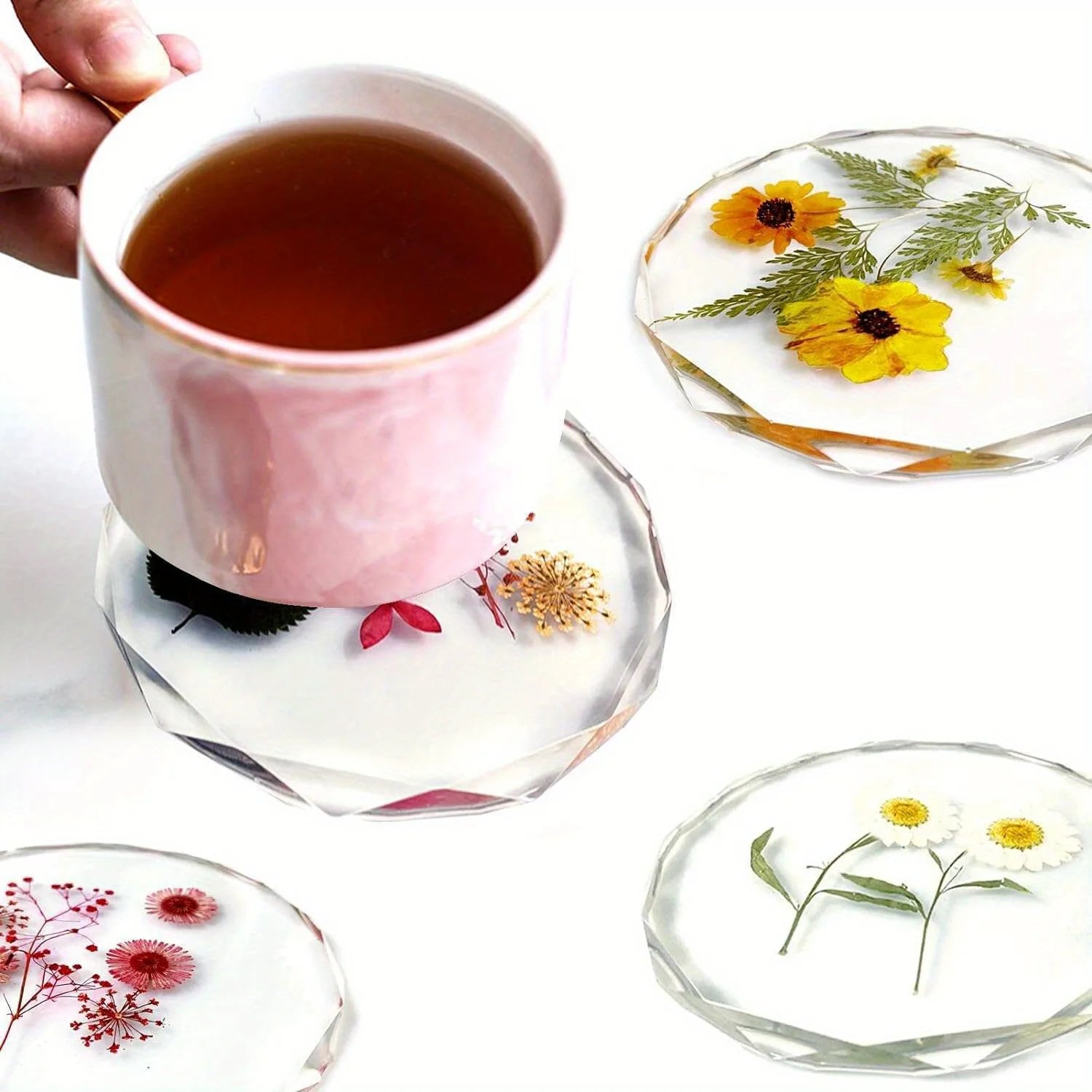 4-Pack Resin Coaster Molds