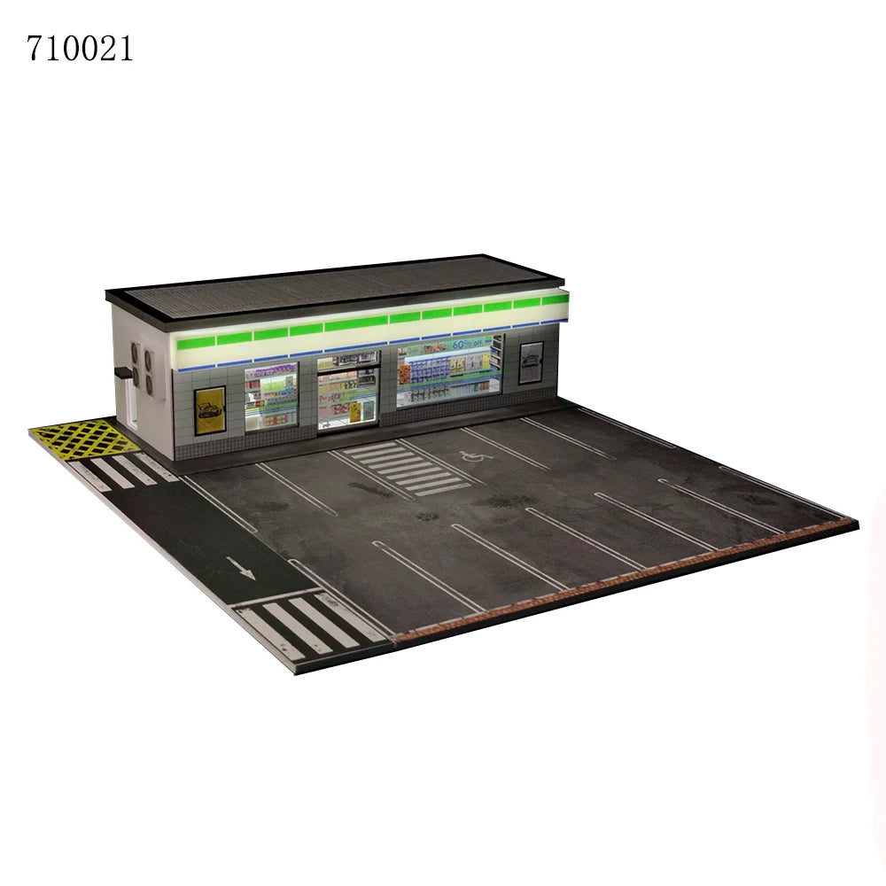 1:64 Scale Diorama Car Garage Model