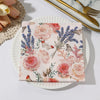 INS Style Floral Paper Napkins – Disposable Decoupage Party Serviettes for Birthday & Table Decoration