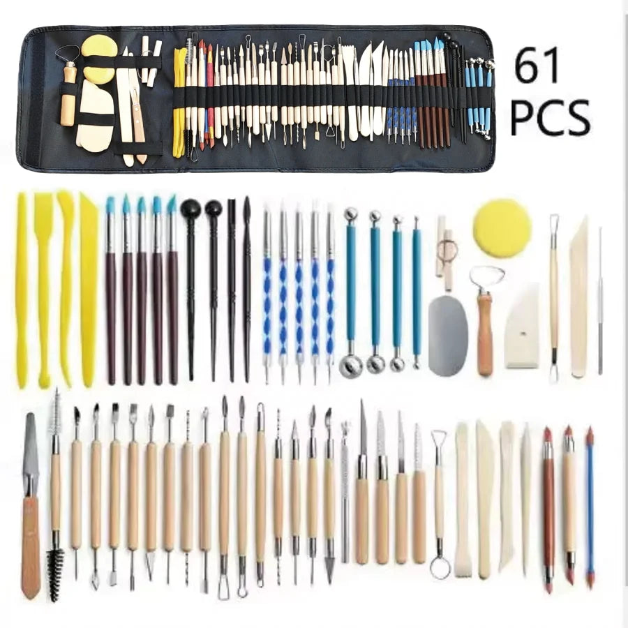 Pottery Clay Sculpting Tools Kit
