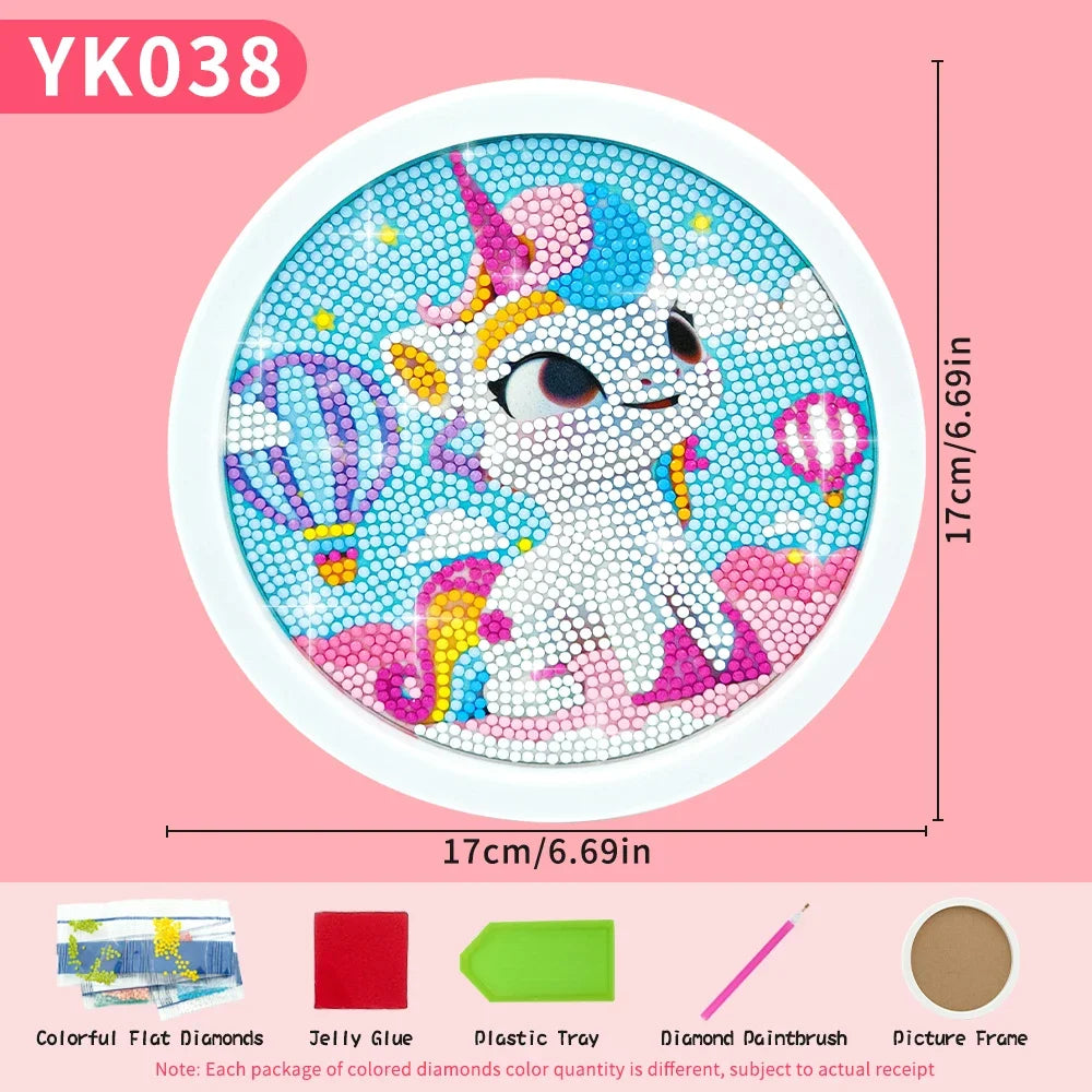 5D DIY Unicorn Diamond Painting Kit with Frame