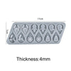 Earring & Pendant Silicone Mold – Heart, Leaf, Moon Shapes for DIY Epoxy Resin Jewelry & Charms Crafting