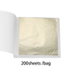 100–200 Sheets Imitation Gold Foil Paper – Gilding Leaf for Resin, Crafts, Jewelry Making & Decorative Art Projects