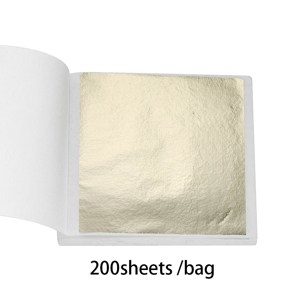 100–200 Sheets Imitation Gold Foil Paper