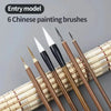 Chinese Painting Brush Set for Beginners – Calligraphy & Drawing Tools with Bamboo Pens, Felt Mat & Rice Paper