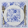 20–100pcs Vintage Blue & White Porcelain Decoupage Paper Napkins – Floral Party & Wedding Supplies 2025
