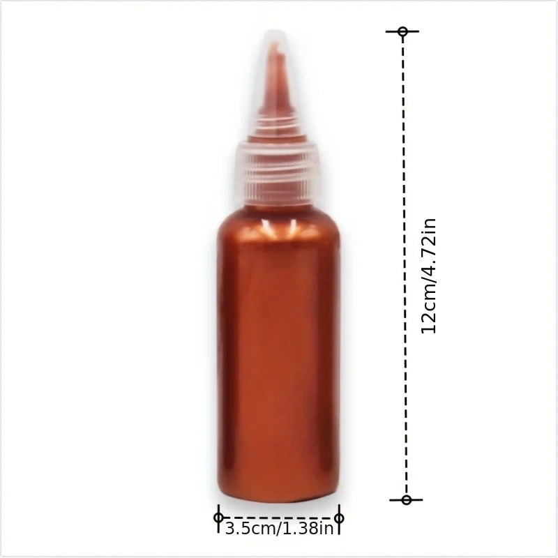 60ml Metallic Acrylic Paint Pigments