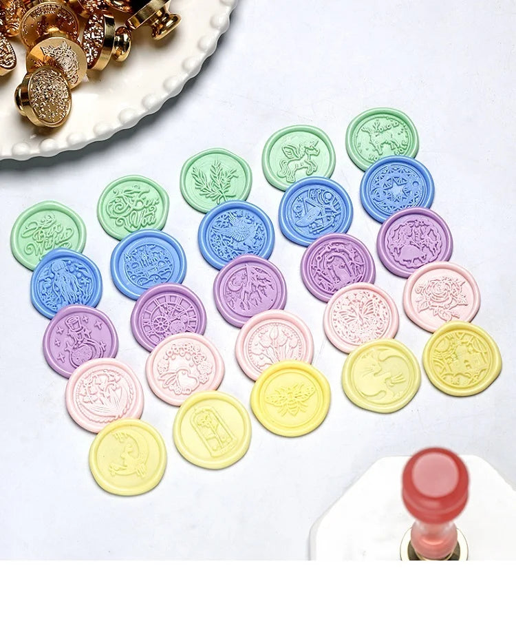 100pcs Vintage Wax Seal Beads