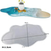60cm Oversized Ocean Round/Rectangle Resin Table Mold – Silicone River Table Epoxy Casting Mold for Furniture & DIY Decor