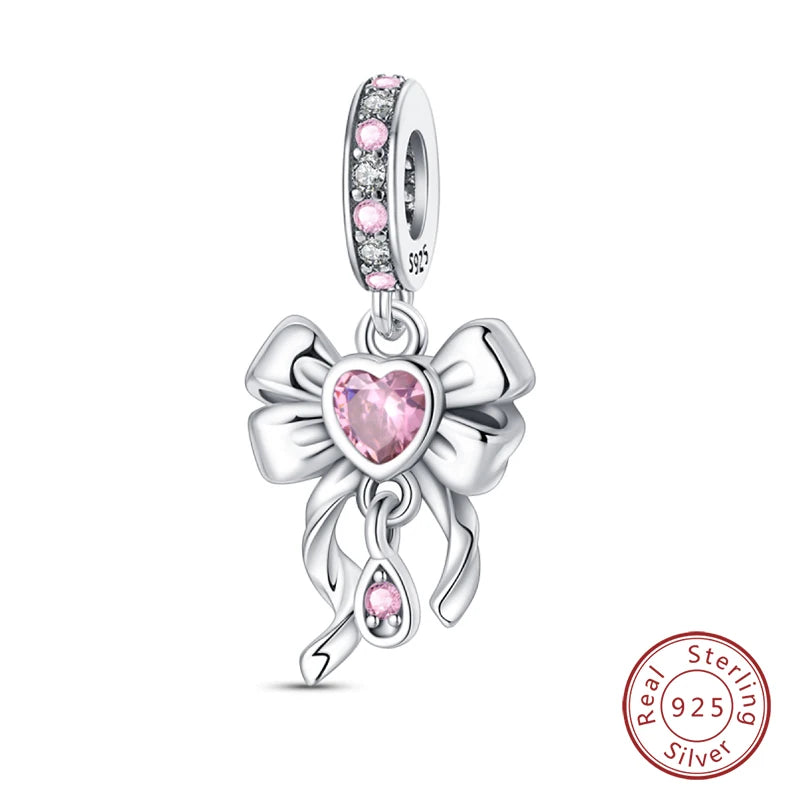 S925 Silver Luminous Firefly & Star Charms (3mm)