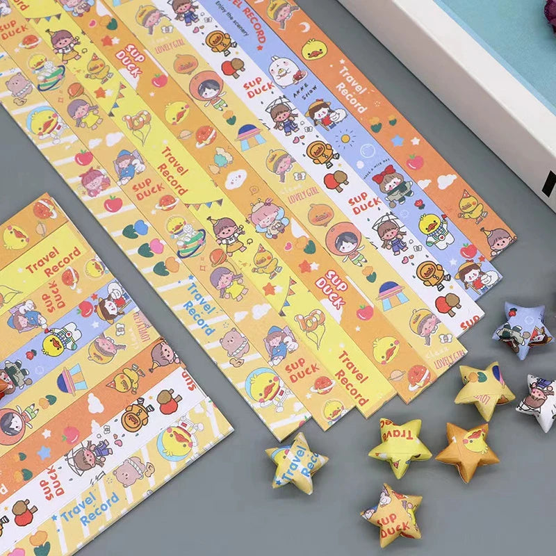 540 Sheets Lucky Star Origami Paper Strips