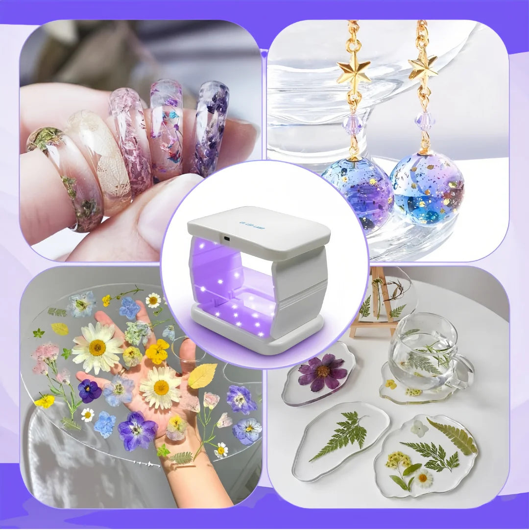 48W Dual-Sided Foldable UV Resin Curing Lamp