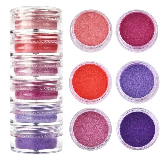 6-Color Mica Powder Set