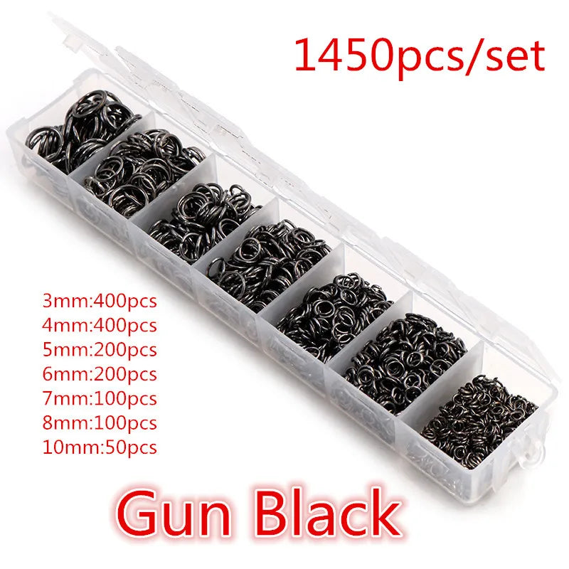 Jump Rings Set (3–10mm, 8 Colors) for Jewelry Making