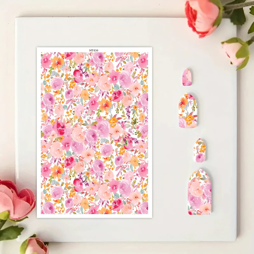 Watercolor Transfer Paper Stickers