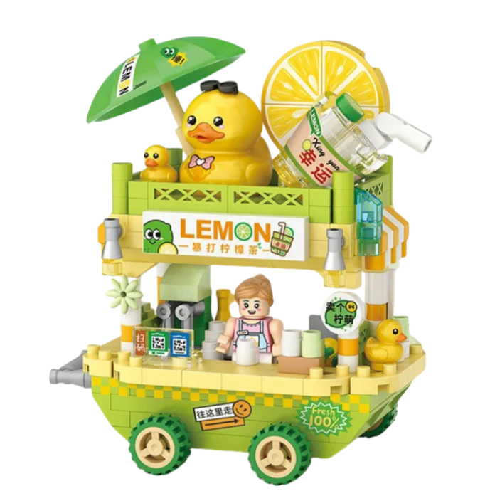 Mini Street View Building Blocks Toy Set