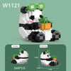 Cute Chinese Panda Building Blocks Set – DIY Mini Animal Model, Educational Assembly Toy for Kids