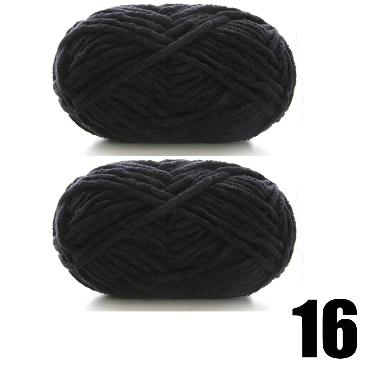 2pcs x 50g Soft Chenille Velvet Yarn
