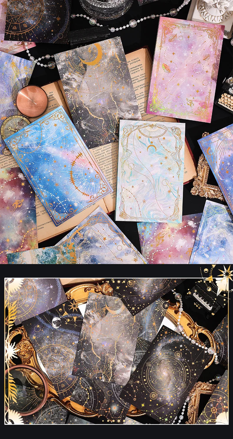 15pcs Dreamy Sky Theme Decorative Paper