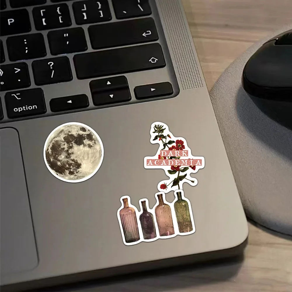 10/25/50pcs Mixed Retro Art Stickers