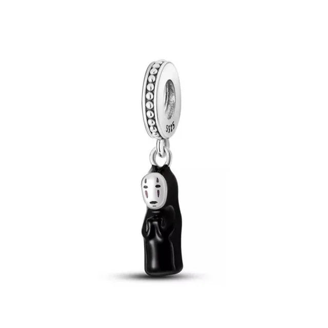 925 Sterling Silver Black Mysterious Charms