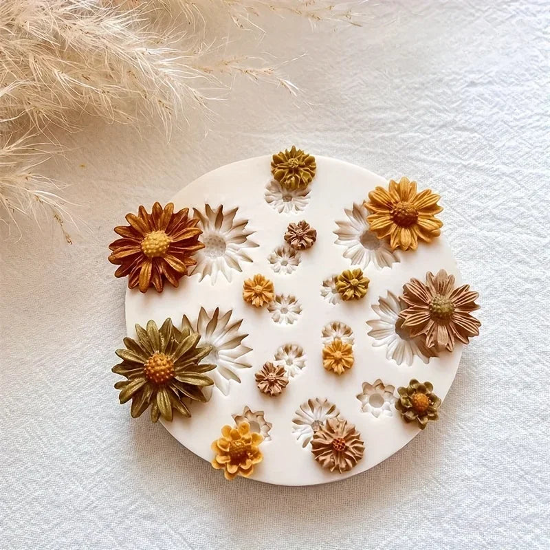 1pc 3D Flower Silicone Mold