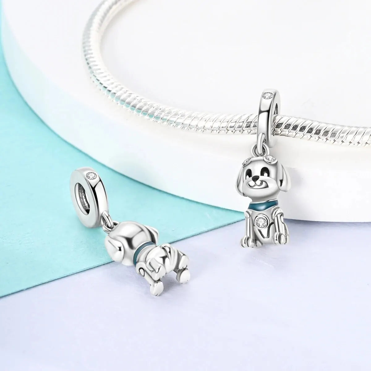 MULA 1PC Silver Plated Charms