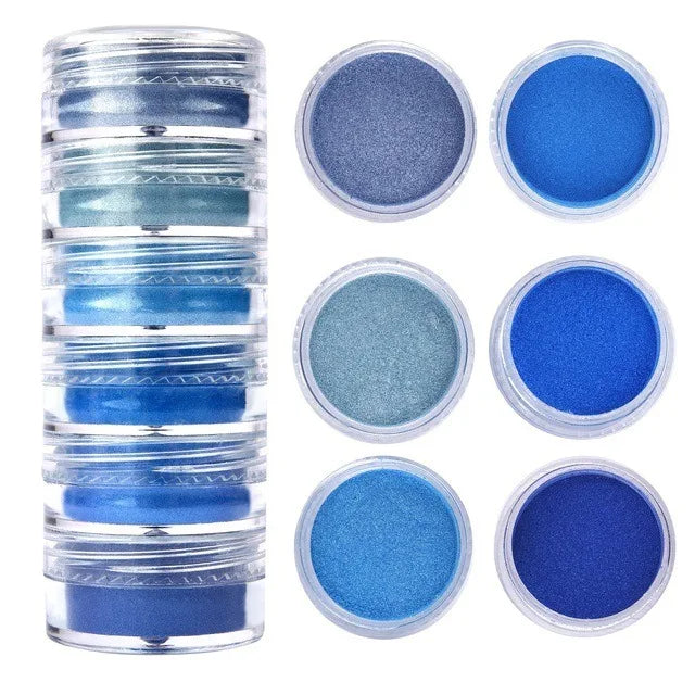 6-Color Mica Powder Set