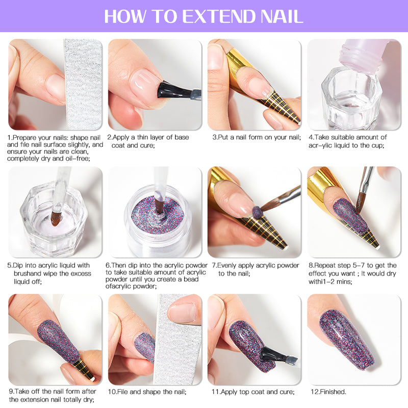 Mtssii 10g Acrylic Powder for Nail Extension