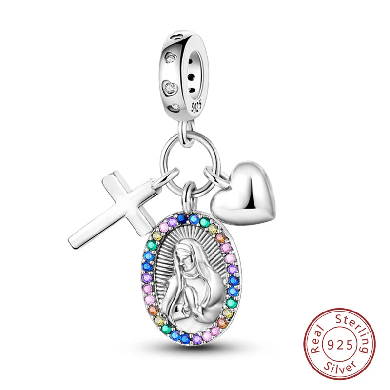 S925 Silver Luminous Firefly & Star Charms (3mm)