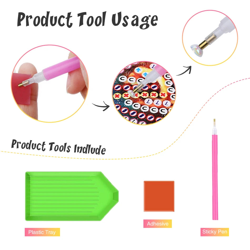 RUOPOTY Bee Special Shape Diamond Painting Kit (Full Drill)