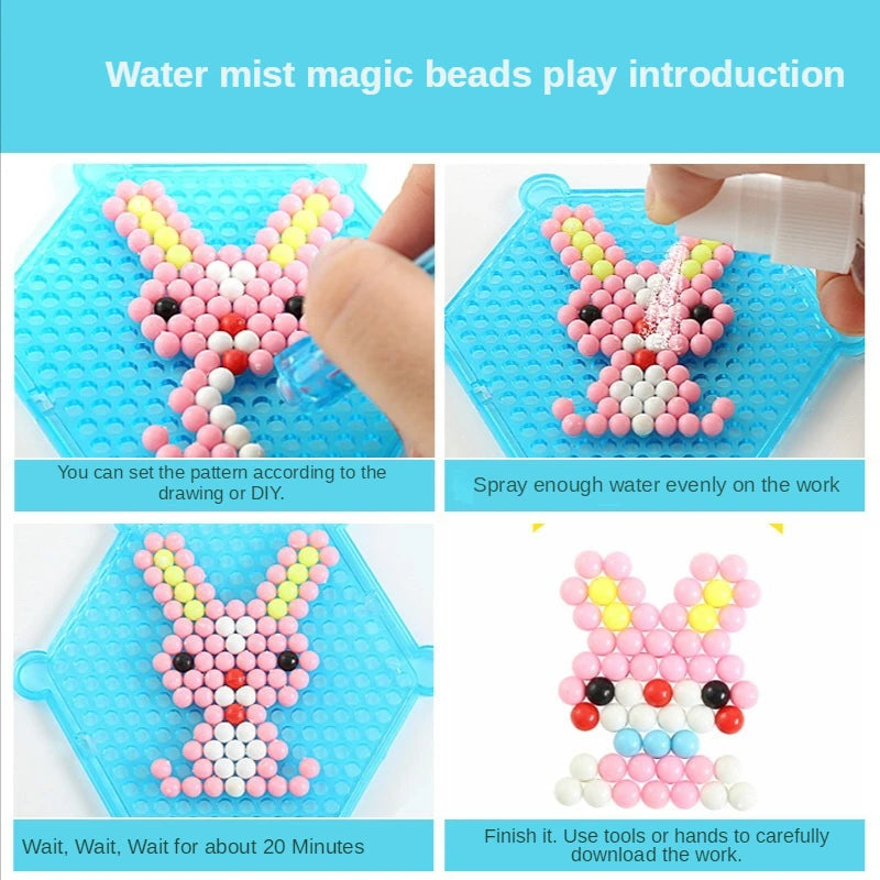 1000pcs Water Spray Magic Beads Craft Kit