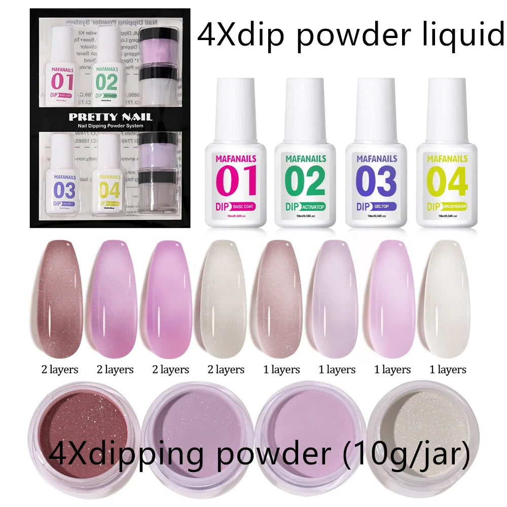 120ml EMA Acrylic Liquid & Pink Builder Powder Set