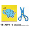 49–91pcs Kids Scissor Skills Cutting Practice Set