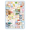 200pcs Mood Graffiti Sticky Notes – 4 Styles Ancient Morning Theme for DIY Diary, Handbook & Phone Case Decor