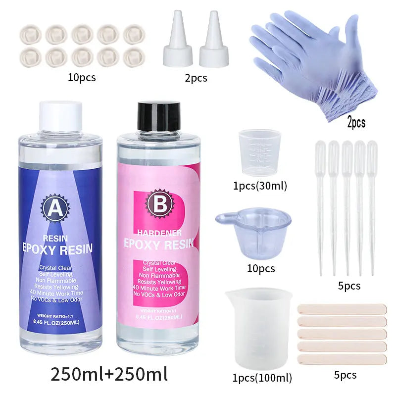 1:1 Crystal Clear Epoxy Resin Kit