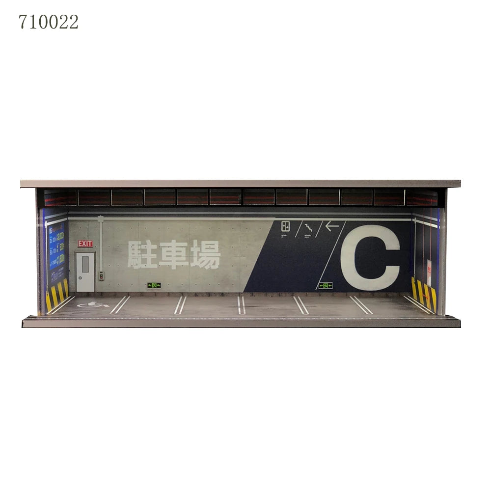 1:64 Scale Diorama Car Garage Model