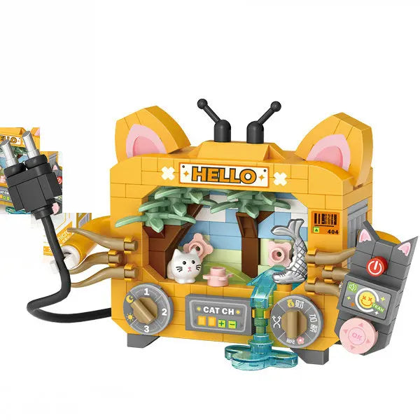 Mini Street View Building Blocks Toy Set