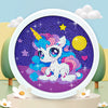 Cute Unicorn 5D Diamond Painting Kit – Beginner DIY Set with Photo Frame for Kids & Adults  Bullet Point Description: