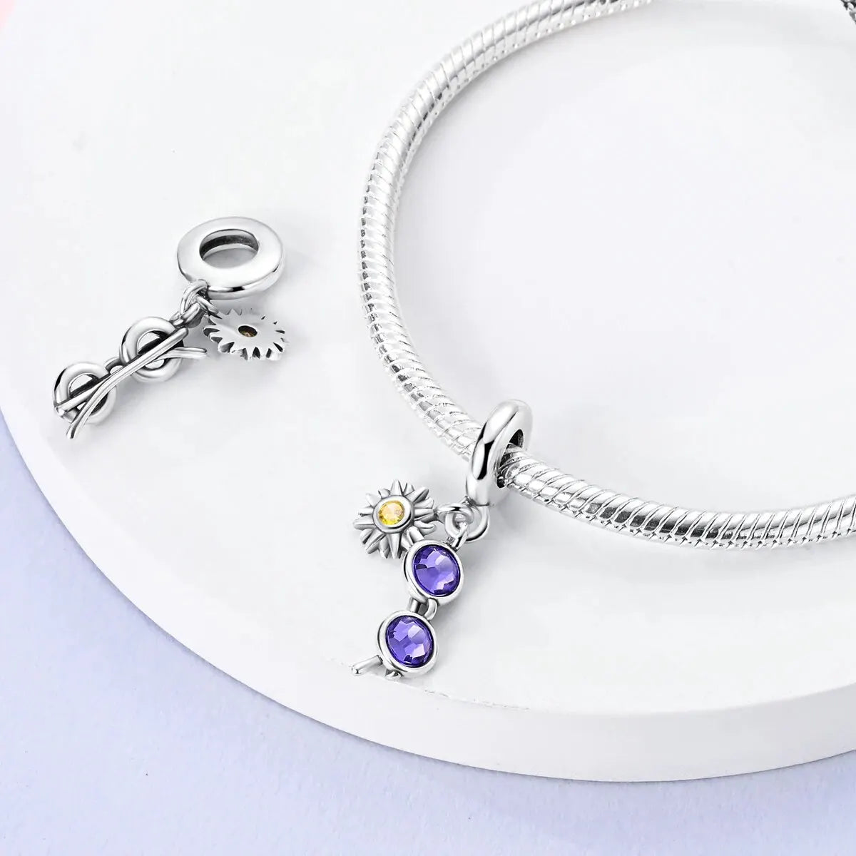 MULA 1PC Silver Plated Charms